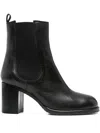 Roberto Festa 70mm Elastic-panel Block-heel Boots In Black