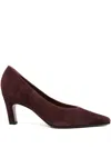 Roberto Festa 70mm Pointed-toe Suede Pumps In Purple