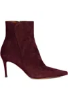 Roberto Festa 70mm Saki Tannico Pointed Boots In Red