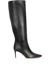 Roberto Festa 70mm Thea Leather Knee-high Boots In Black