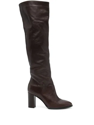 Roberto Festa 80mm Lizzy Knee Boots In Brown