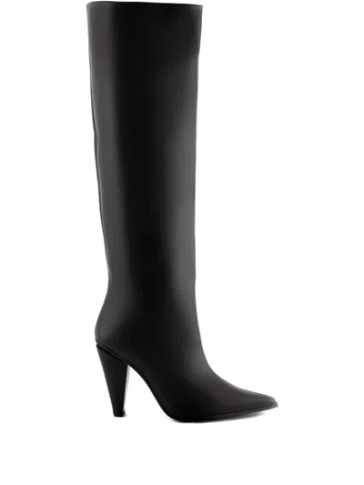 Roberto Festa 80mm Pointed-toe High Boots In Black