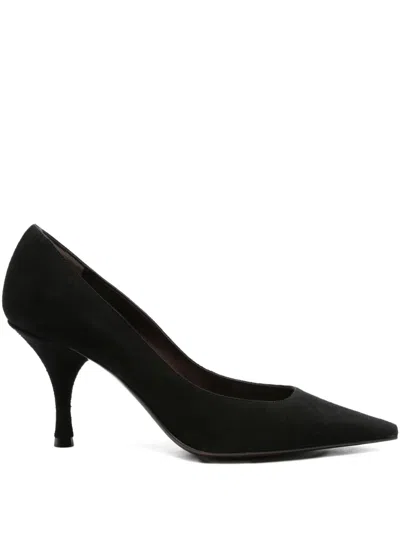 Roberto Festa 80mm Pointed-toe Suede Pumps In Black