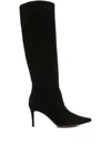 Roberto Festa 90mm Klaria Knee-high Pointed-toe Boots In Black