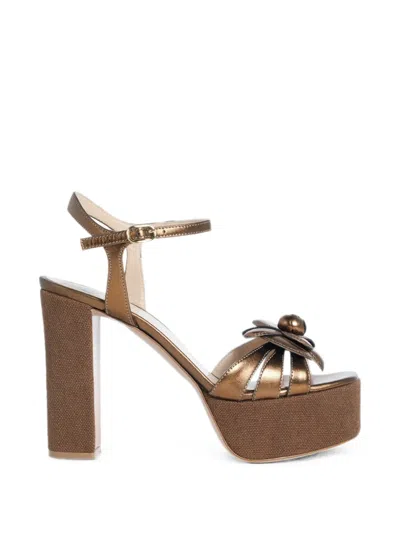 Roberto Festa Abeba Platform Sandals In Animal Print