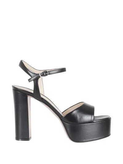 Roberto Festa Addis Platform Sandals In Black