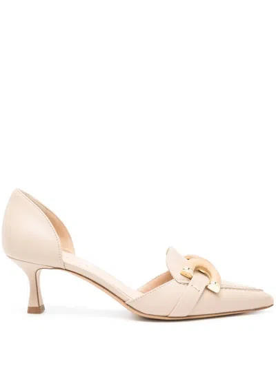 Roberto Festa Agea Buckle-detail Pumps In Neutrals
