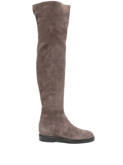 Roberto Festa Suede Boots In Marrone