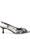 Roberto Festa Atena Pumps In Black Fabric In Schwarz
