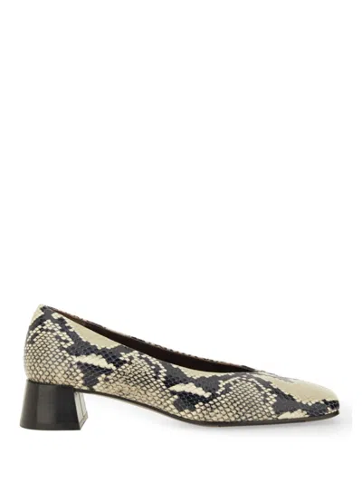 ROBERTO FESTA BEIGE PRINTED PUMPS