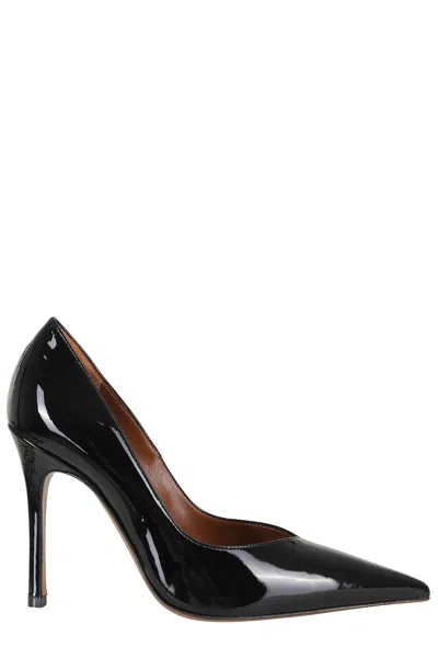 Roberto Festa Black Bris High Heel Patent Leather Pumps