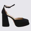 Roberto Festa Woman Pumps Black Size 8 Textile Fibers