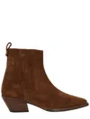 Roberto Festa 40mm Aurea Pull-tab Ankle Boots In Brown