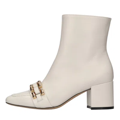 Roberto Festa Boots White In Bianco Chiari E Naturali