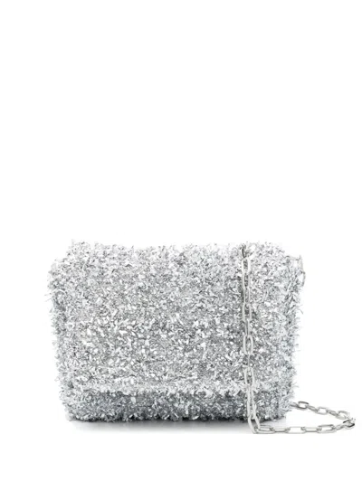 Roberto Festa Carol Cross Body Bag In Silver