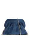 Roberto Festa Chain Clutch Bag In Blue