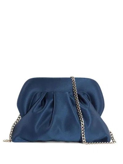 Roberto Festa Chain Clutch Bag In Blue