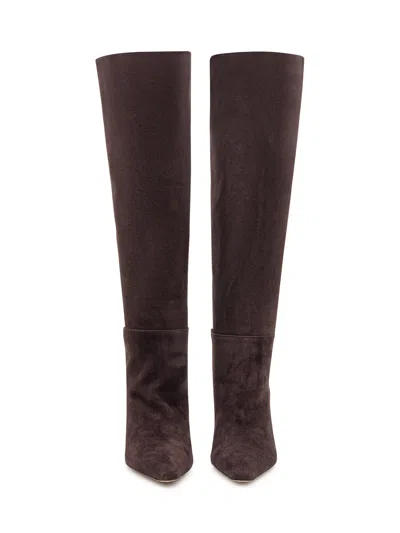 Roberto Festa Chic High-top Boots For The Modern Trendsetter In Brown