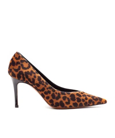 Roberto Festa Coki Pointed Heeled Pumps In Animal Print