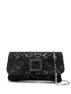 Roberto Festa Corded-lace Clutch Bag In Black