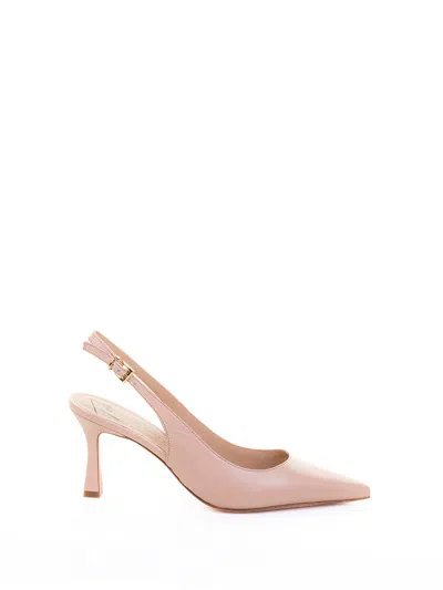 Roberto Festa Pointed High Heel Sandals In Nude