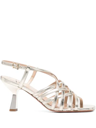 Roberto Festa Dream 75mm Sandals In Gold