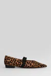 Roberto Festa Elior Ballet Flats In Animalier Suede In Animal Print
