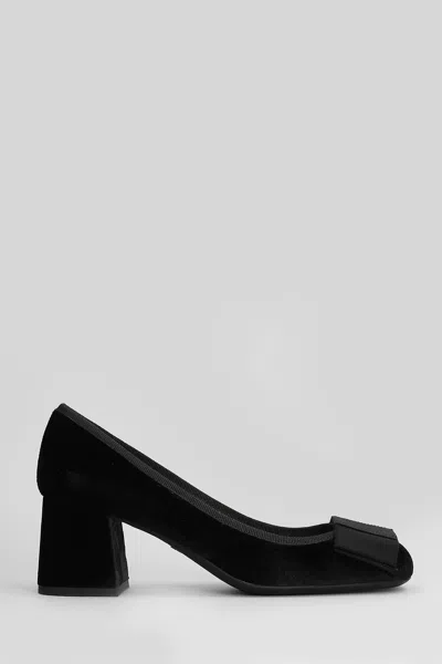 Roberto Festa Ery Pumps In Black Velvet