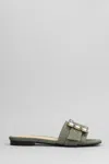 Roberto Festa Fade Denim Slides In Multi