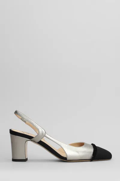 Roberto Festa Ficus Pumps In Gunmetal Leather