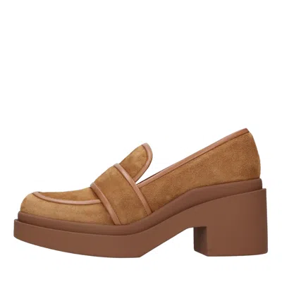Roberto Festa Flat Shoes Camel In Cammello Chari