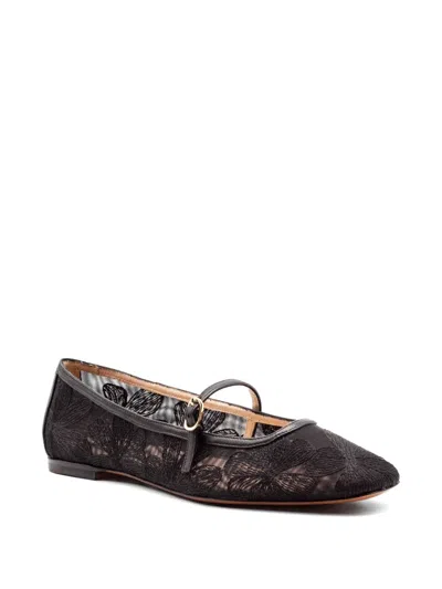 Roberto Festa Floral Strap Ballet Flats In Multi