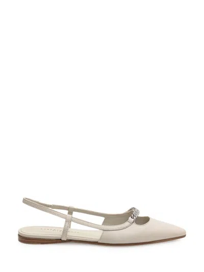 Roberto Festa Floras Lux Ballerina Shoes In White