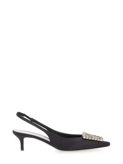 Roberto Festa Slingback "futura" In Black
