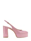 Roberto Festa Woman Sandals Light Pink Size 9.5 Leather In Pink