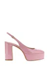 Roberto Festa Woman Sandals Light Pink Size 9.5 Leather In Pink