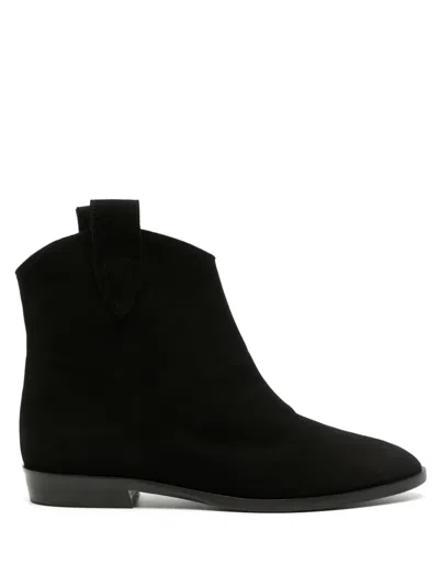 Roberto Festa Hellas Suede Ankle Boots In Black