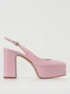 Roberto Festa Woman Sandals Light Pink Size 9.5 Leather In Pink