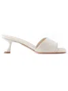 ROBERTO FESTA IVORY SATIN SOFIA SANDAL