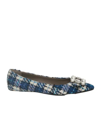 Roberto Festa Jon Buckles Flats In Multicolor