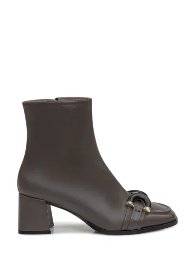 Roberto Festa Leather Boot In Brown