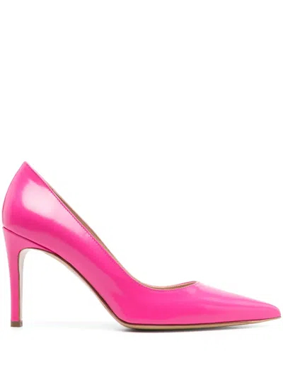 Roberto Festa Lory 80mm Leather Pumps In Pink