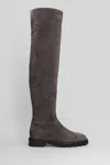 Roberto Festa Luz Low Heels Boots In Gray