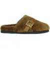 Roberto Festa Marcus Eco-fur Slides In Brown