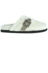 Roberto Festa Marcus Eco-fur Slides In Gray