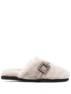 Roberto Festa Open-heel Muller Shoes In Neutrals