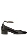 Roberto Festa Margot Mary Jane Flats In Black