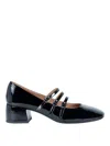 Roberto Festa Mary Jane Pumps In Black Patent Leather In Black
