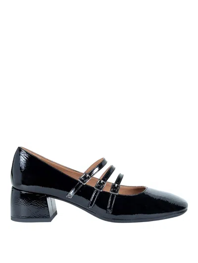 Roberto Festa Mary Jane Pumps In Black Patent Leather