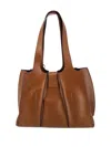 Roberto Festa Medium Eloise Leather Shoulder Bag In Brown